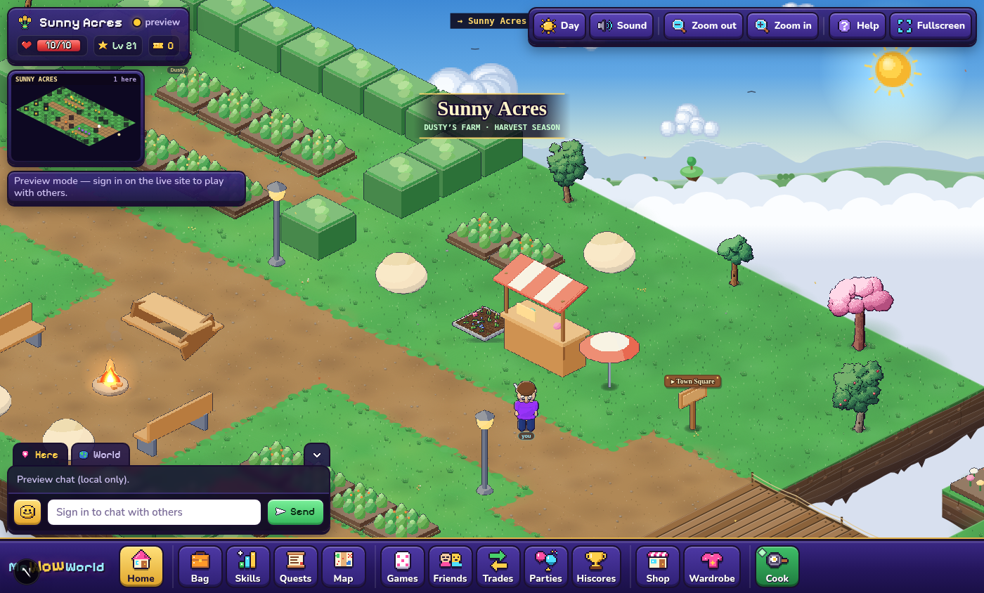 Harvest season at Sunny Acres